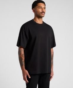 AS Colour Block Oversized Tee 5052 Black Quarter View
