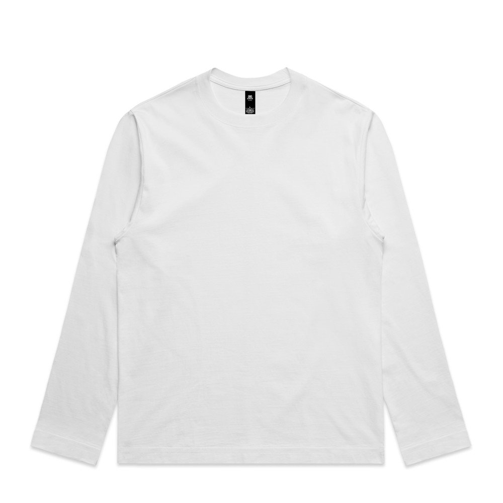 AS Colour Box Long Sleeve Tee 5031 White Front
